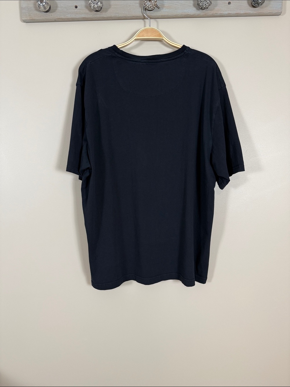BMW Black Short Sleeve Crewneck T-Shirt with Roundel Chest Logo - Picture 3 of 4